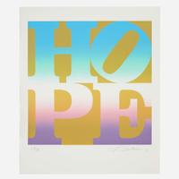 Robert Indiana (American, 1928-2018) Four Seasons of Hope (Gold)