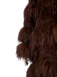 Sonia Rykiel Brown Fox and Rabbit Fur Coat, 1980-2000s