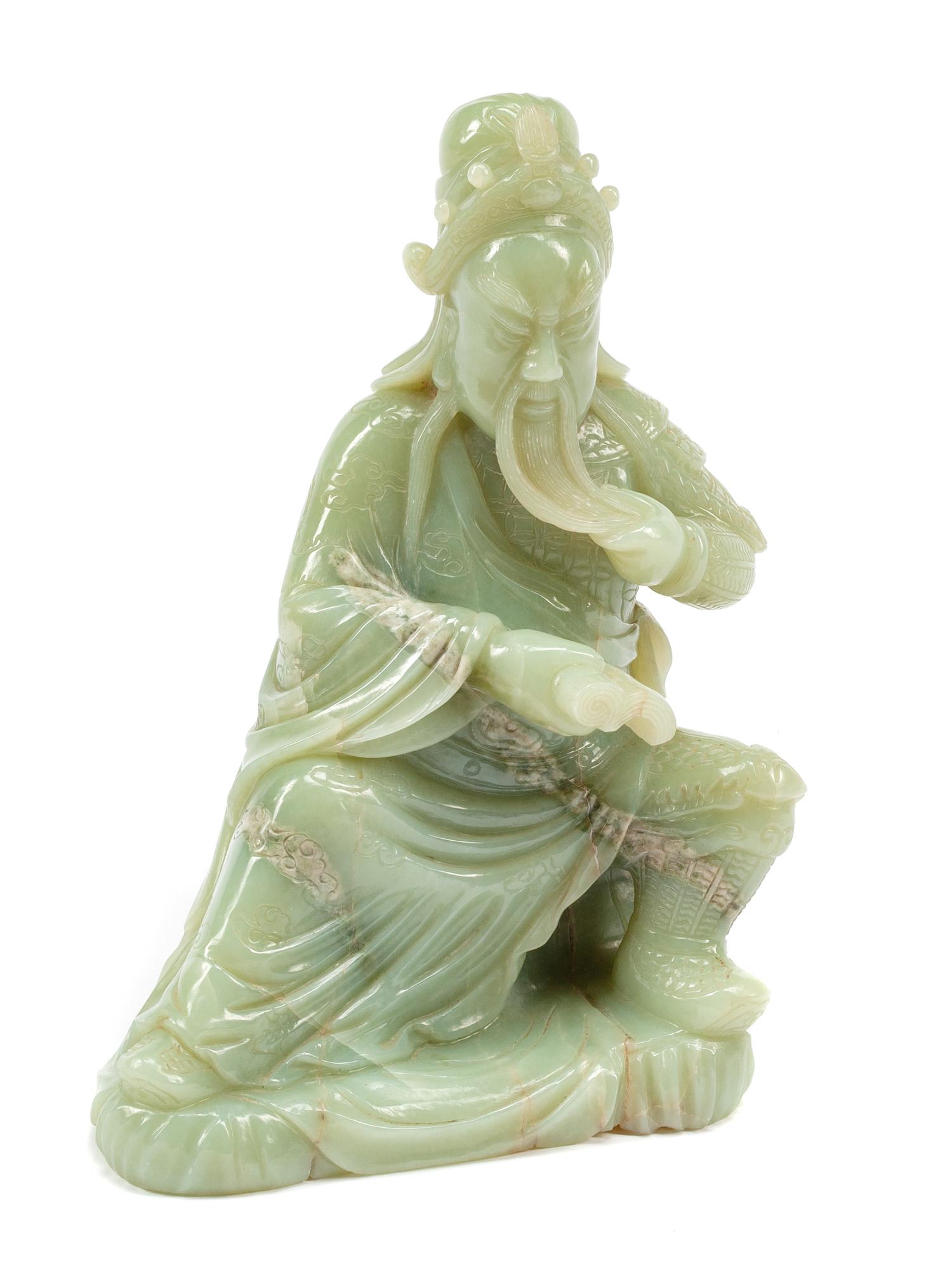 A Chinese Jadeite Figure