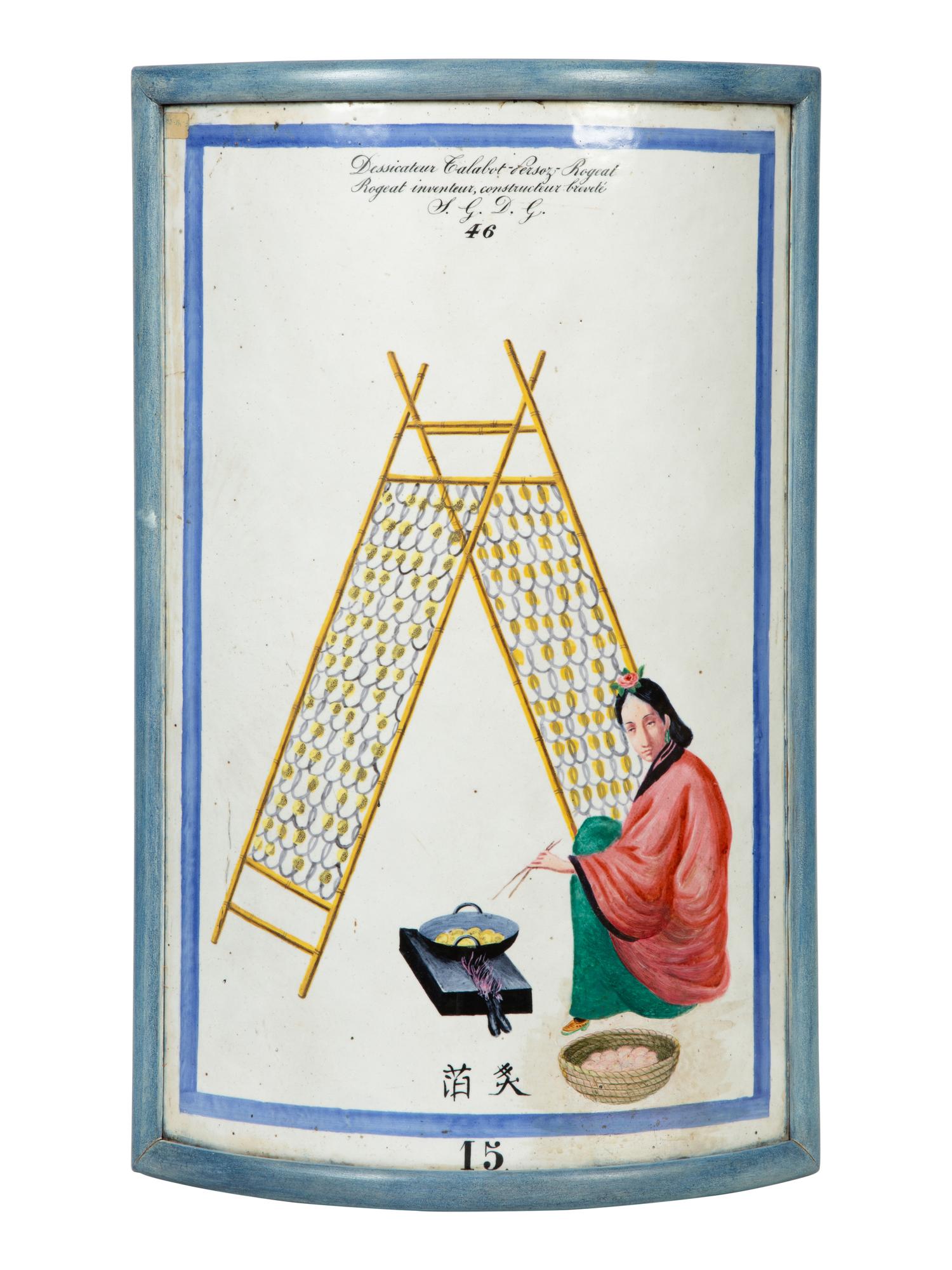 A Pair of Chinese Export Porcelain Panels — MID 19TH CENTURY