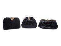 Three Judith Leiber Exotic Skin Clutches