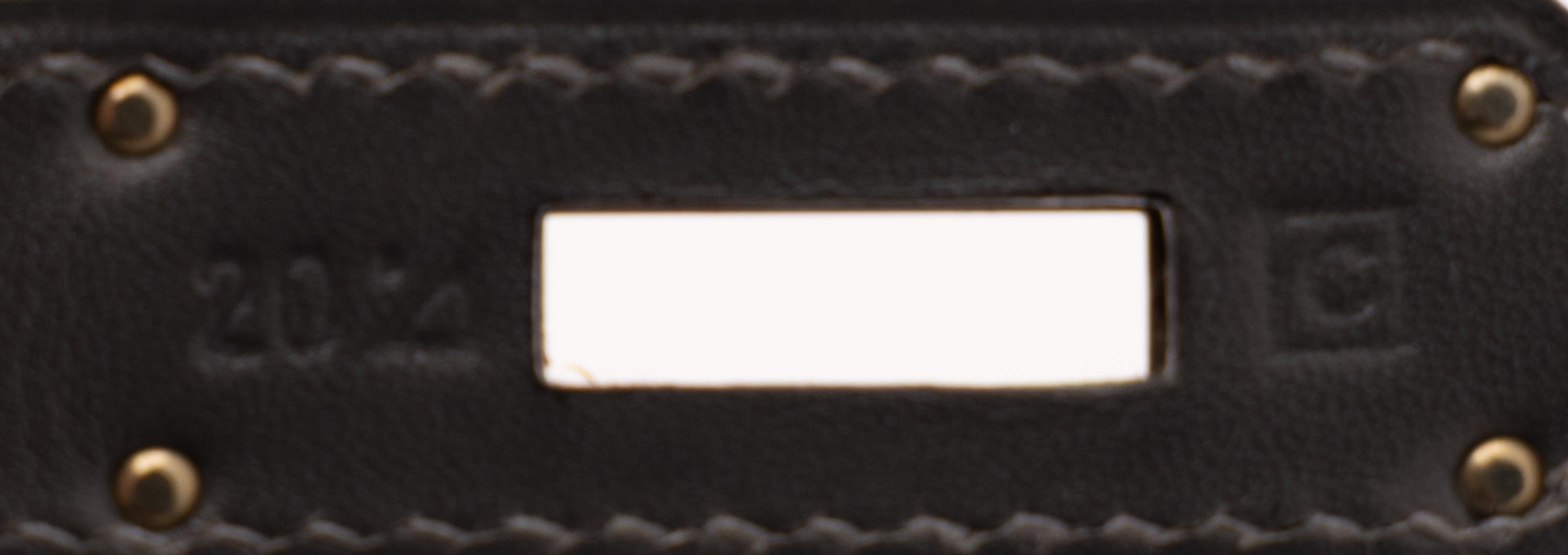 Hermès, Kelly 28 in Ardoise Box
