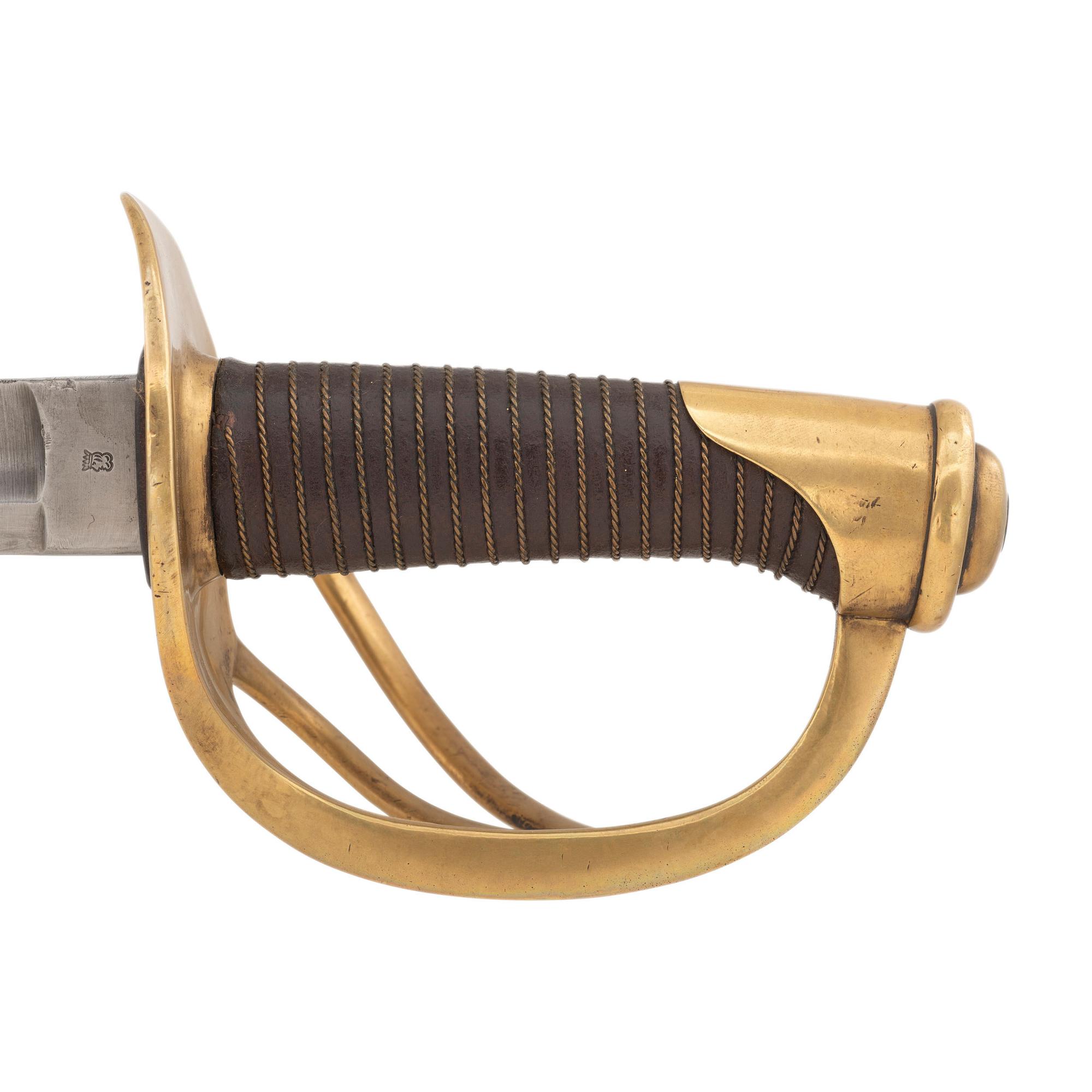 Horstmann Marked Import Model 1840 Heavy Cavalry Saber by Weyersberg