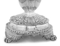 A Pair of Tiffany and Co. Silver-Plate Seven-Light Candelabra