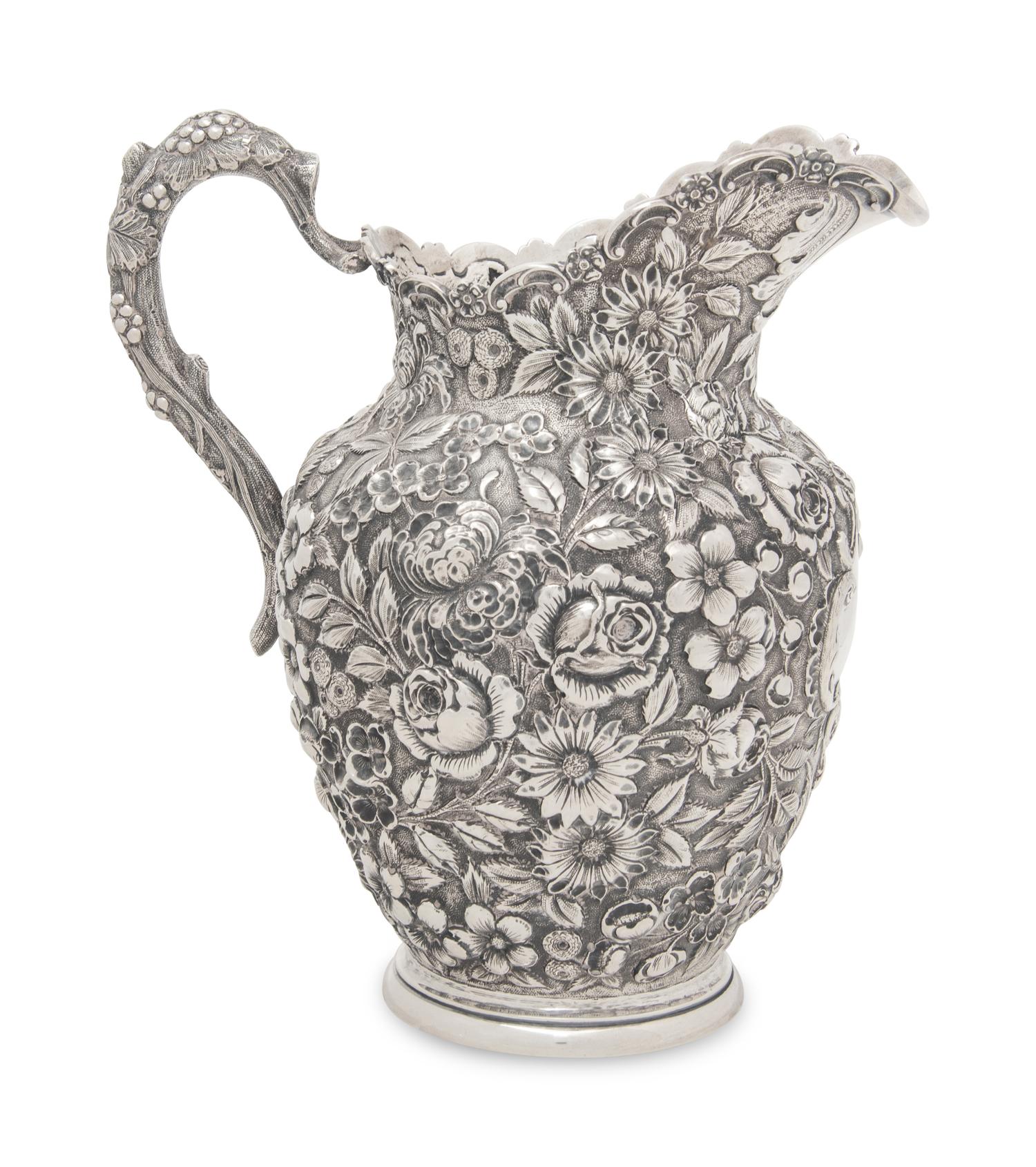 An American Silver Water Pitcher