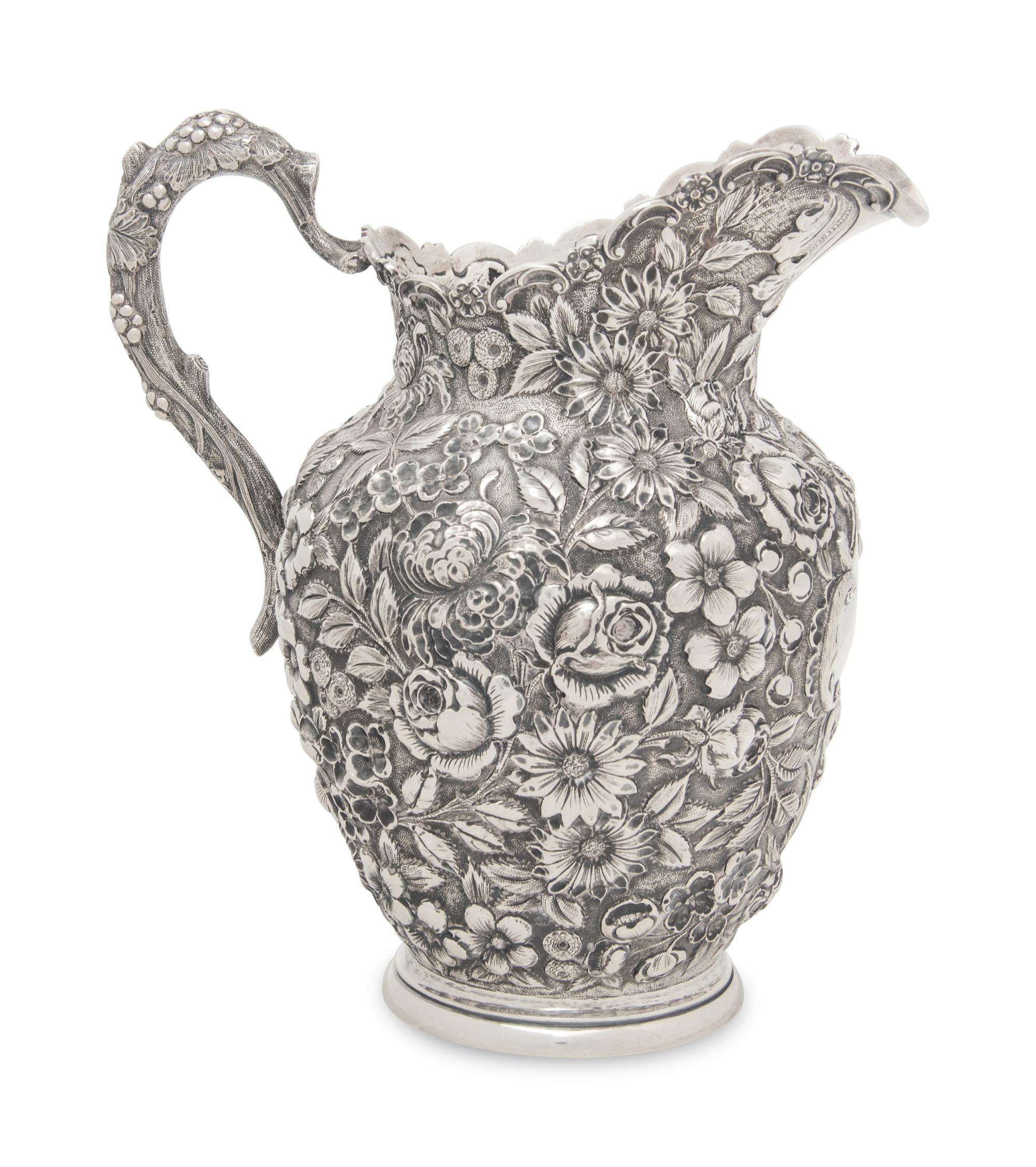 An American Silver Water Pitcher