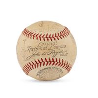A 1934 St. Louis Cardinals Gashouse Gang Team Signed Autograph Baseball (PSA, JSA Auction Letters),