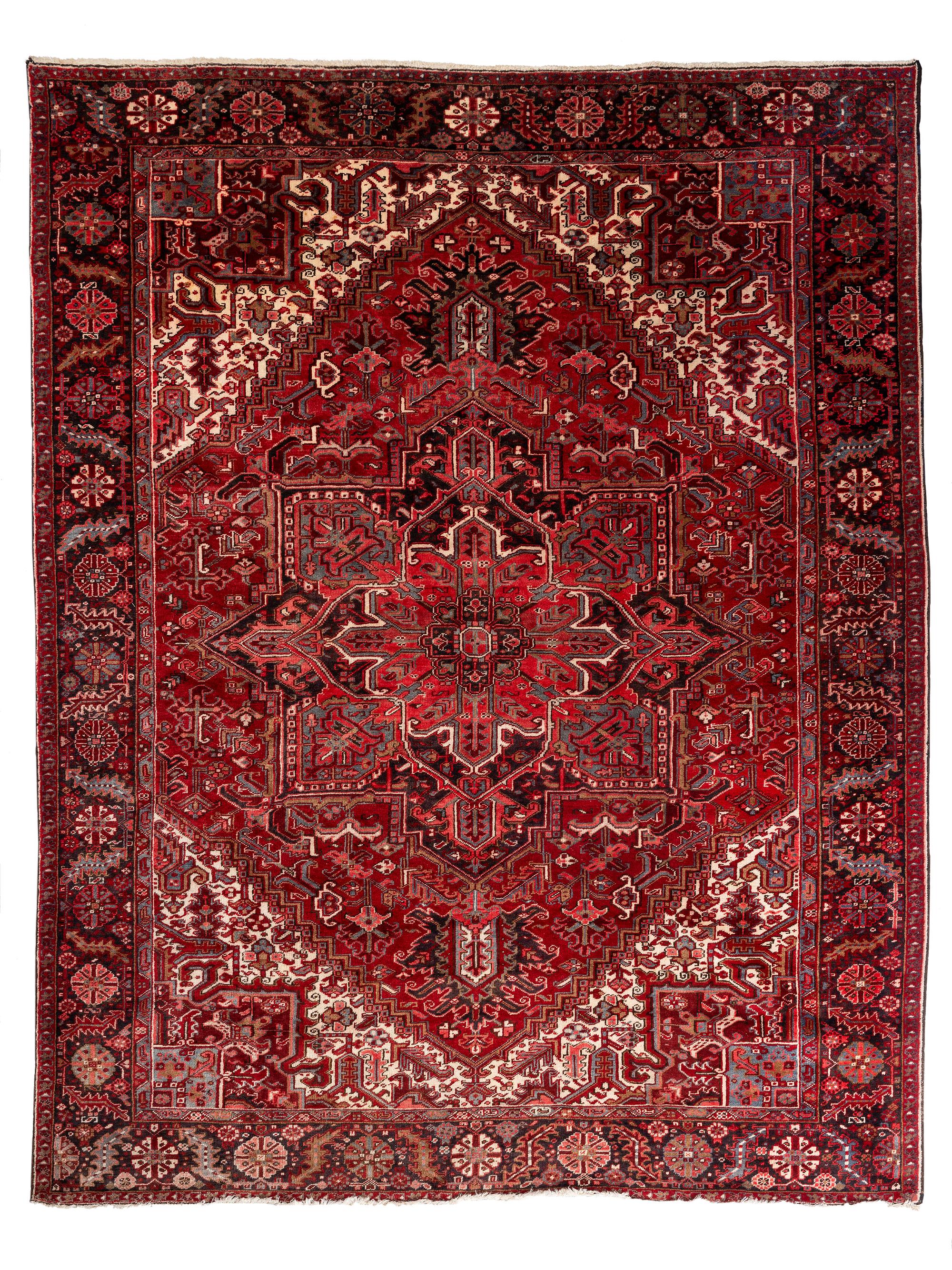 A Heriz Wool Rug