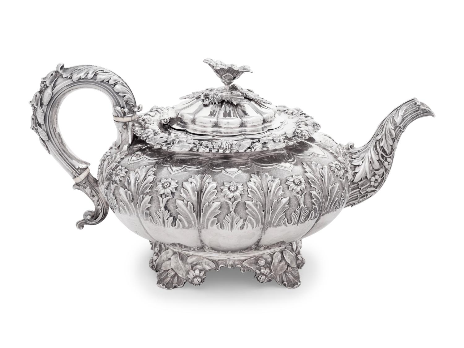 A George III Silver Teapot
