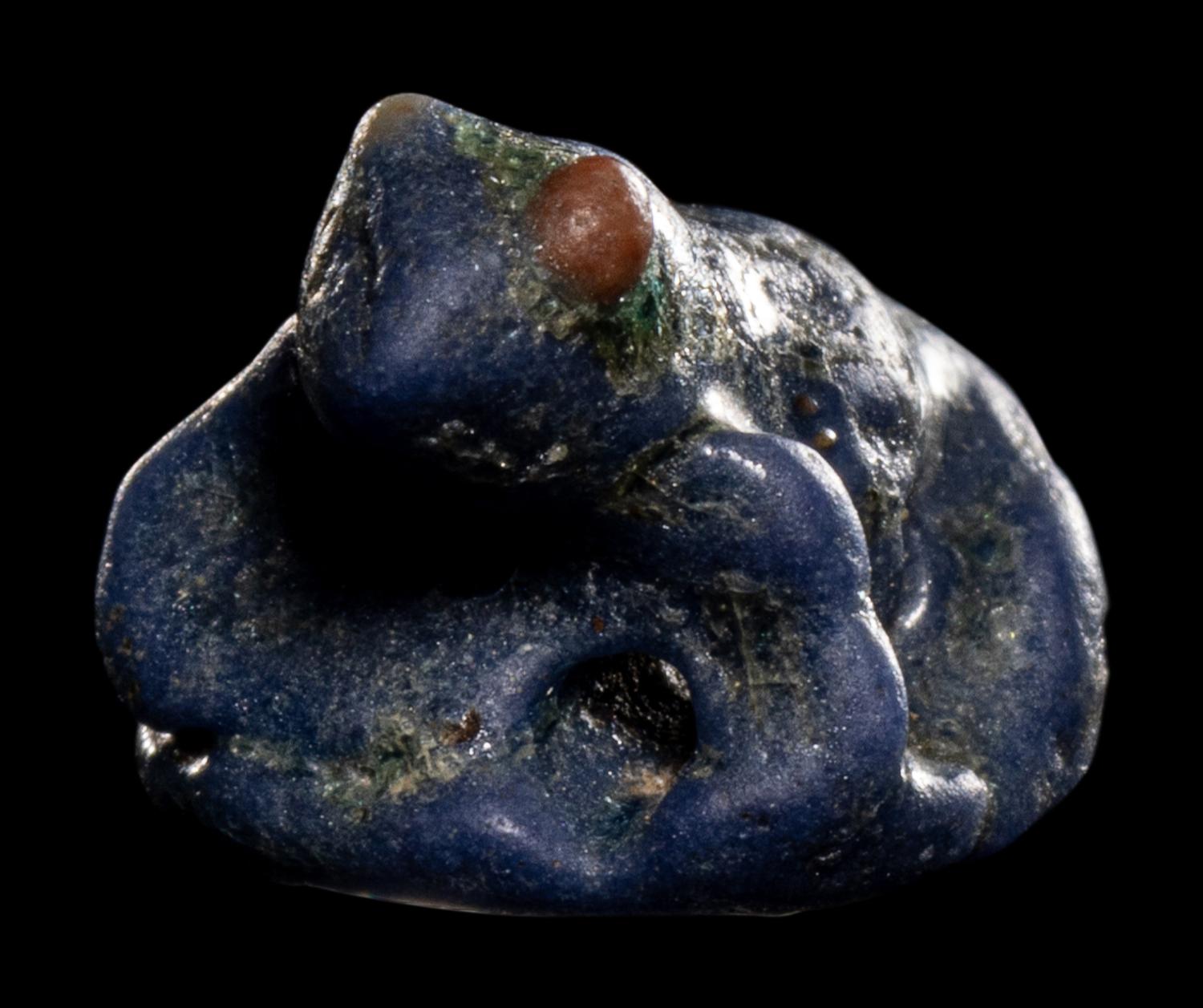 An Egyptian Faience Frog