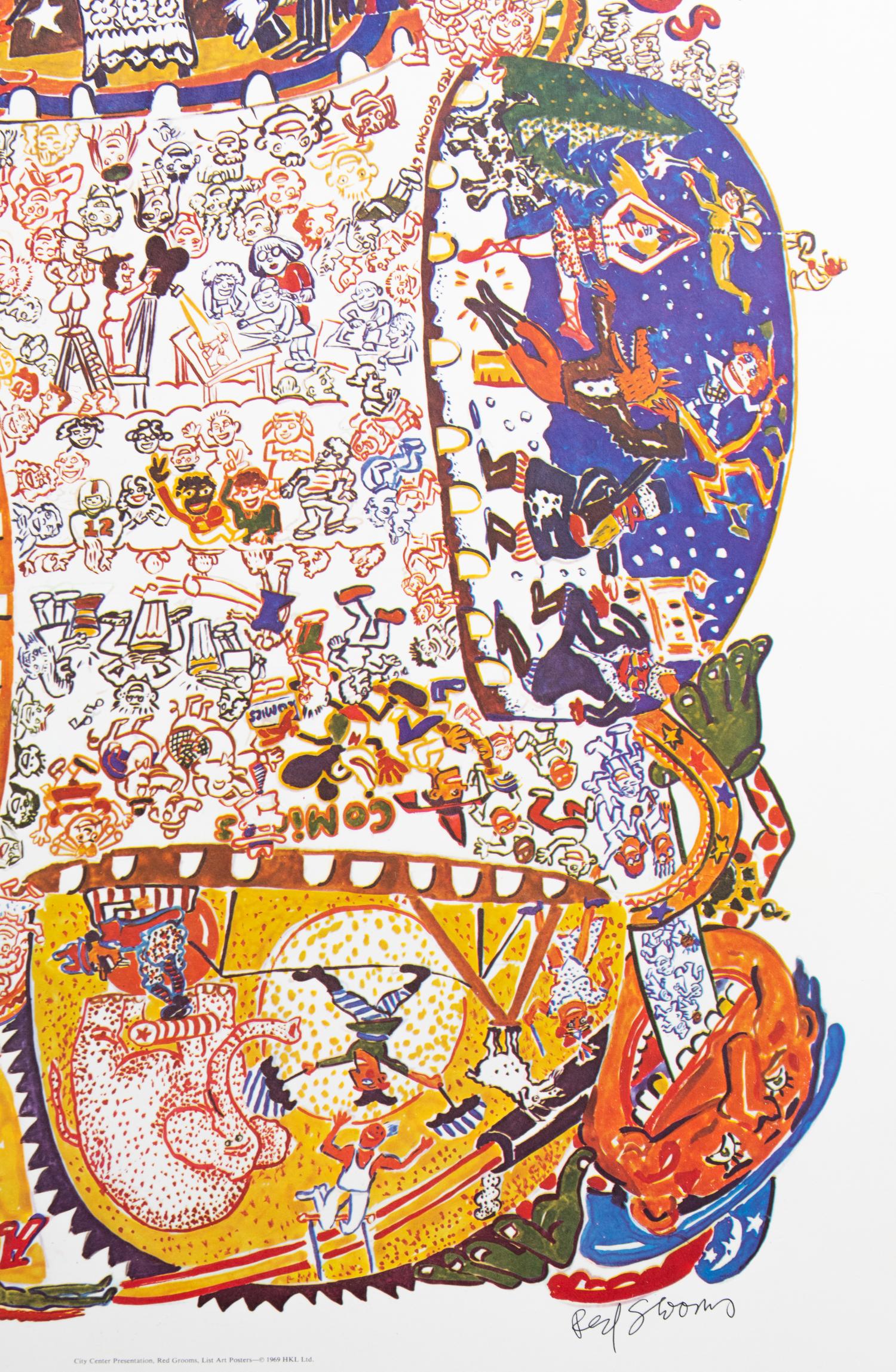Red Grooms A Celebration of Arts for Children , 1969 Signed