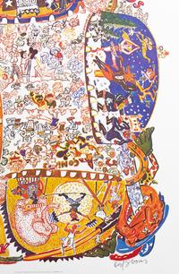 Red Grooms A Celebration of Arts for Children , 1969 Signed