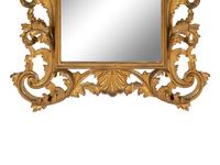 An Italian Rococo Style Giltwood Mirror