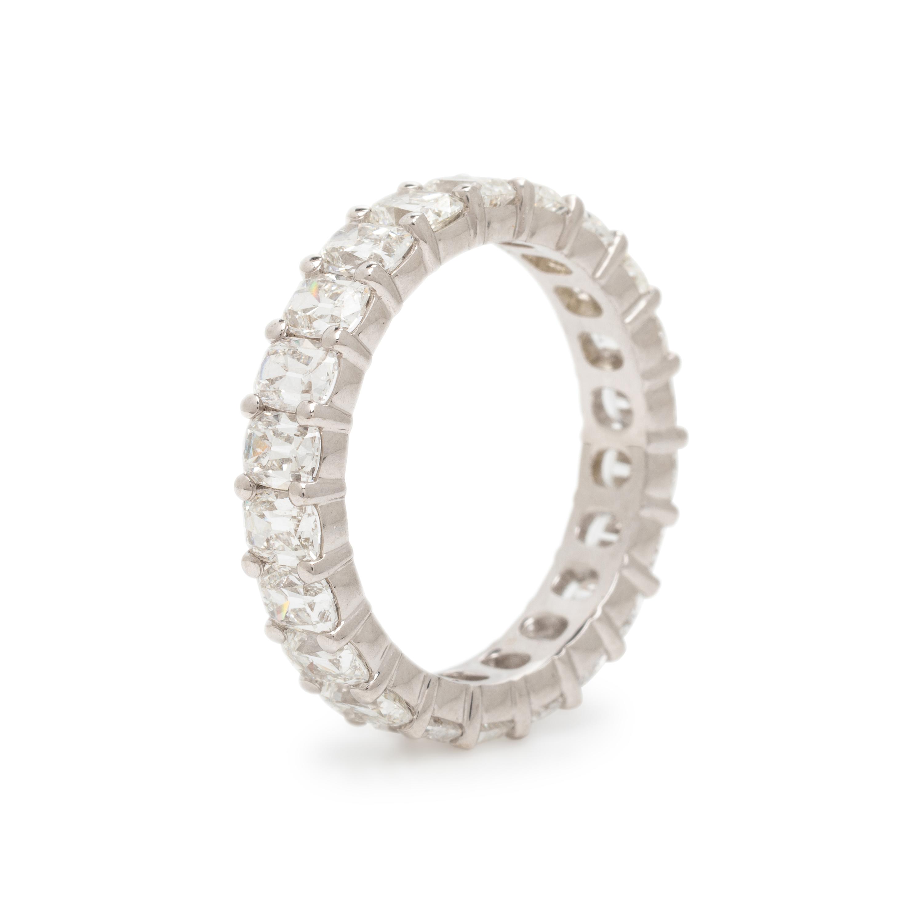 Diamond and White Gold Eternity Band