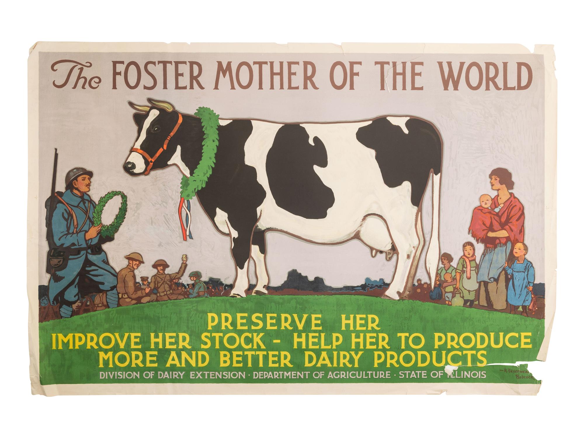 [WWI-WWII]. 14 World War I and Word War II posters, incl. examples by CHRISTY, HIRSCH, & ROCKWELL.