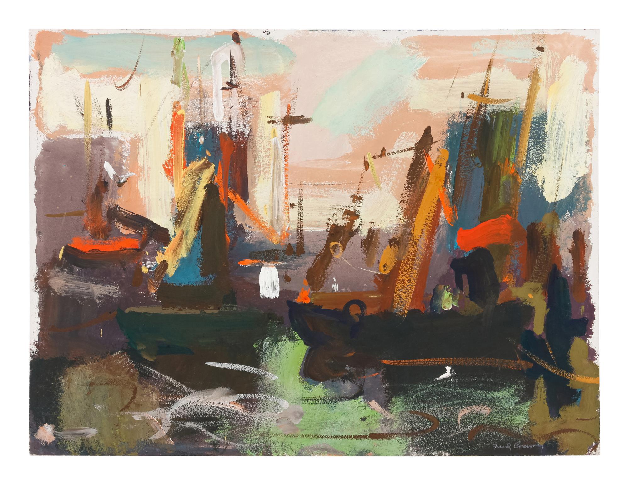 Three Works: Harbor Scenes