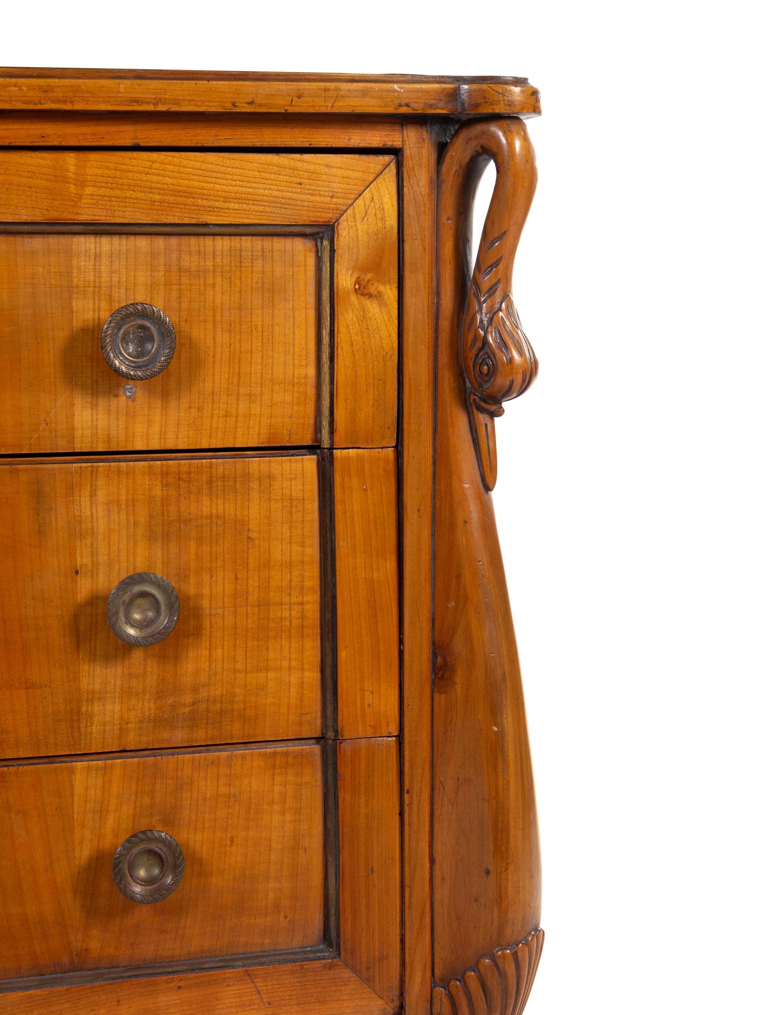 An Empire Style Walnut Commode