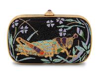 Judith Leiber Grasshopper-Themed Minaudière Clutch