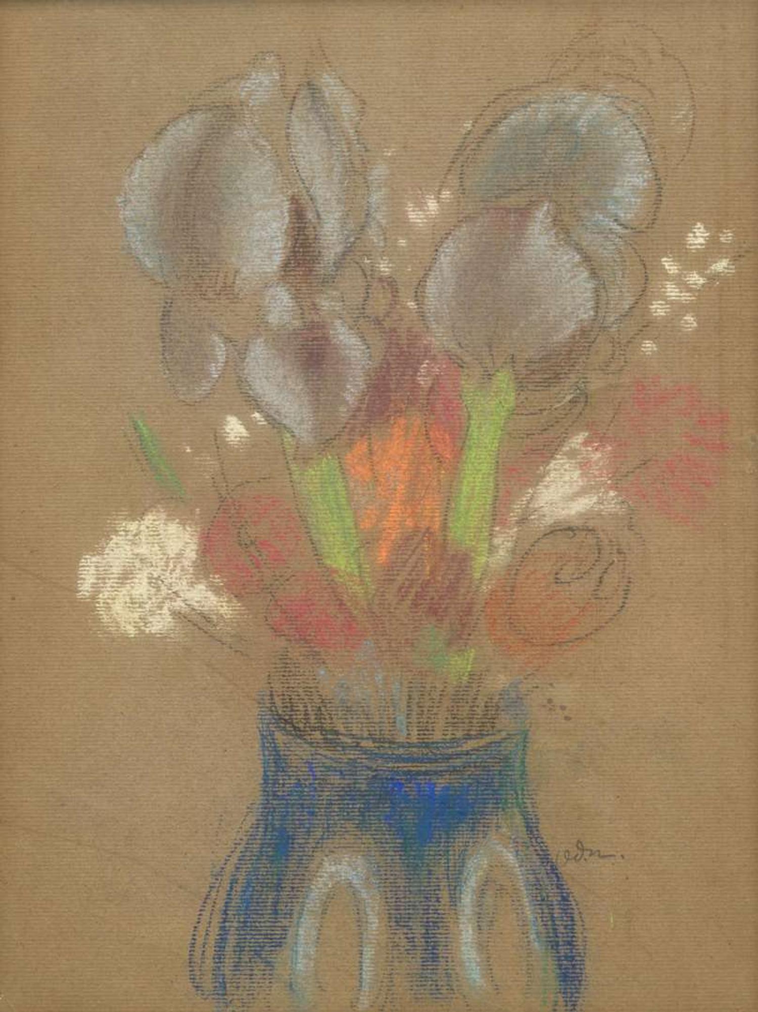 Iris dans un Vase