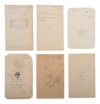 [CIVIL WAR]. A group of 6 CDVs of unidentified naval officers, comprising: