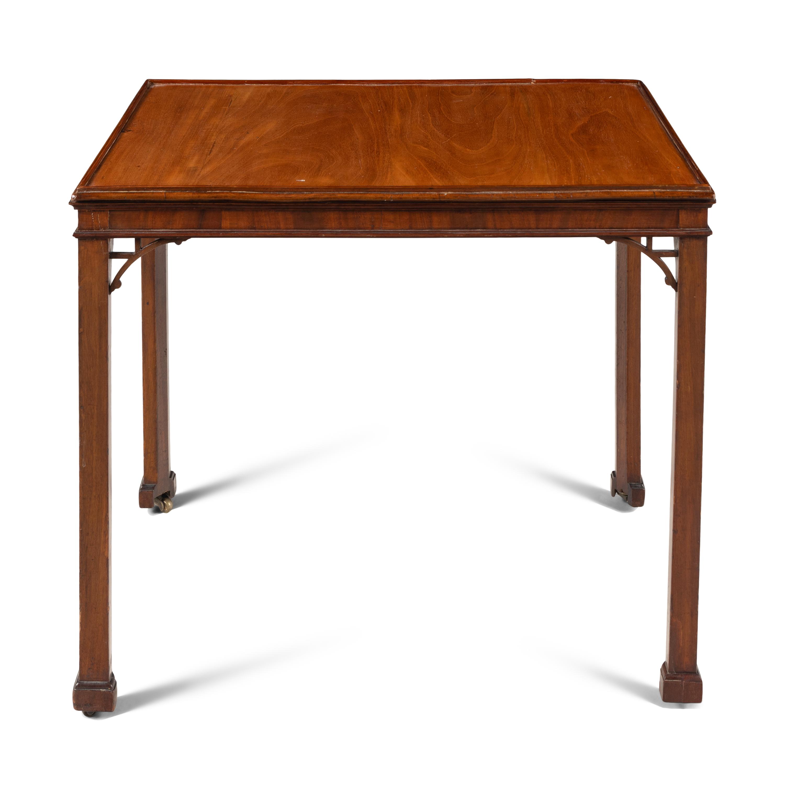 A George III Mahogany Tea Table