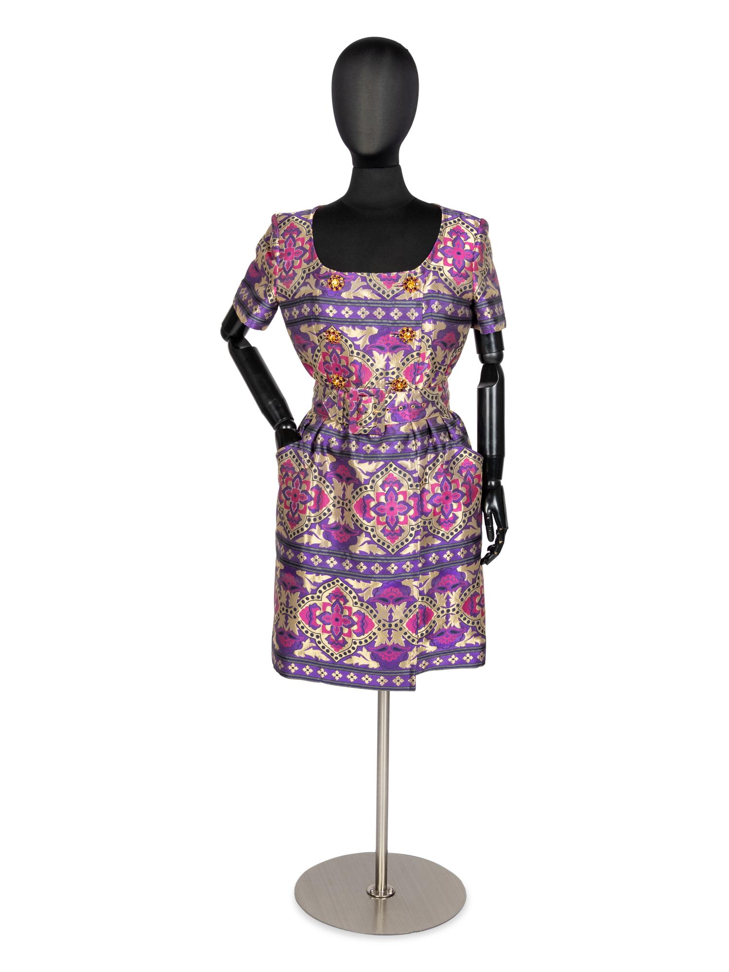 Christian Lacroix Dress and Belt, 1980s