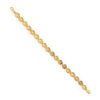 Yellow Gold Shell Motif Bracelet