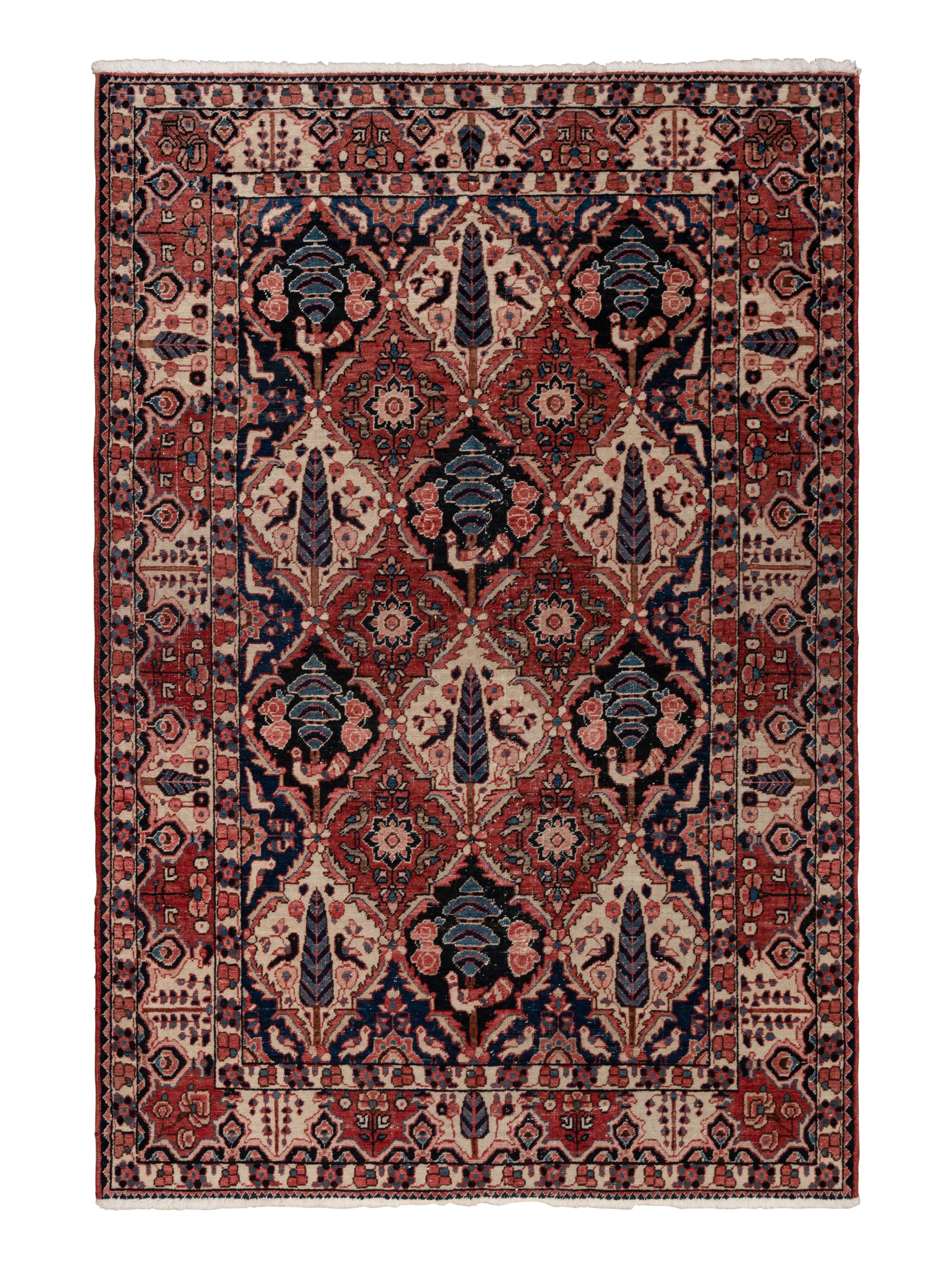 A Bakhtiari Wool Rug