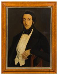 Artist Unknown, (American, 19th Century), Portraits of a Man and a Woman (two works)