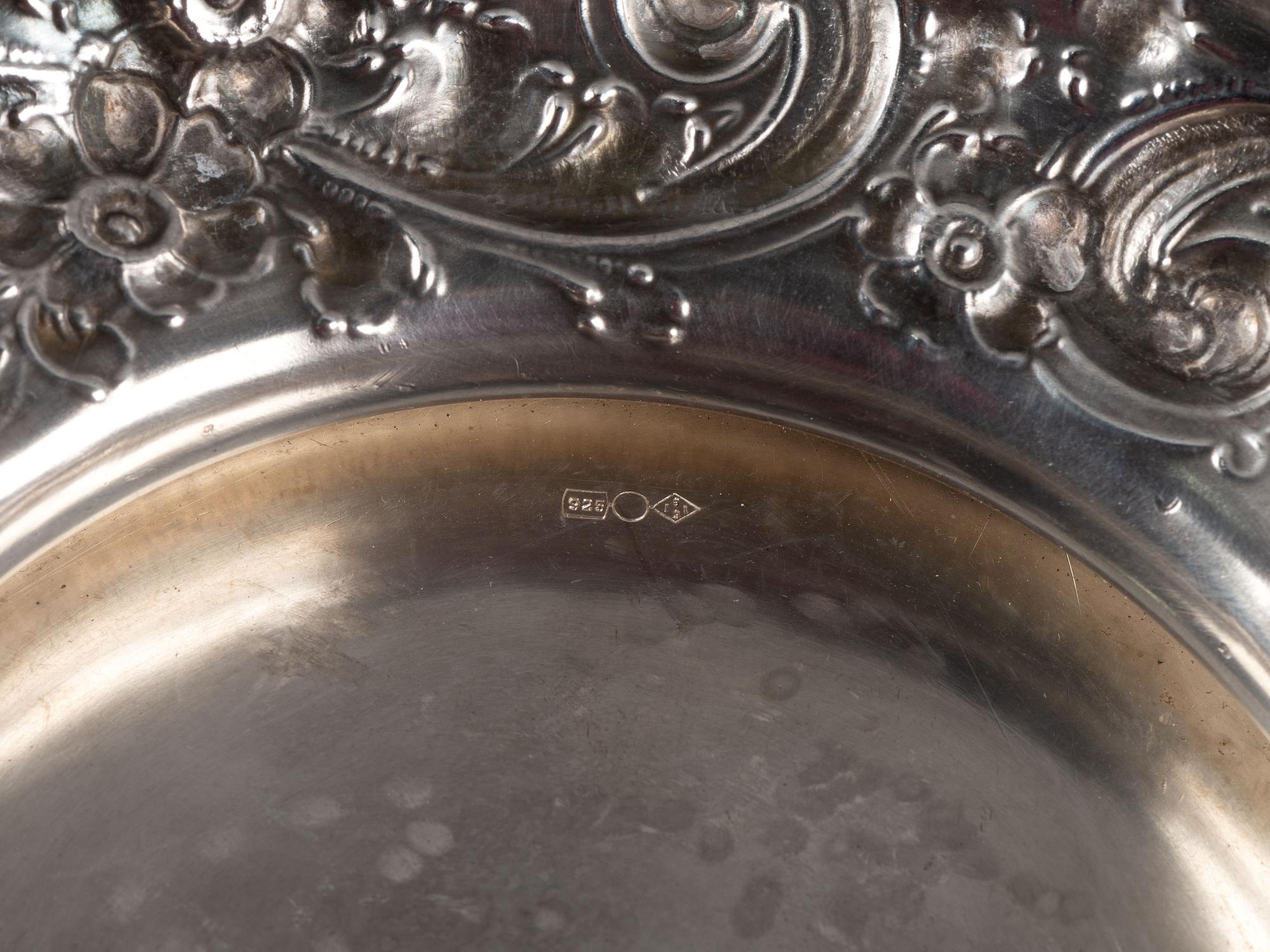A Dominick & Haff Repousse Silver Punchbowl