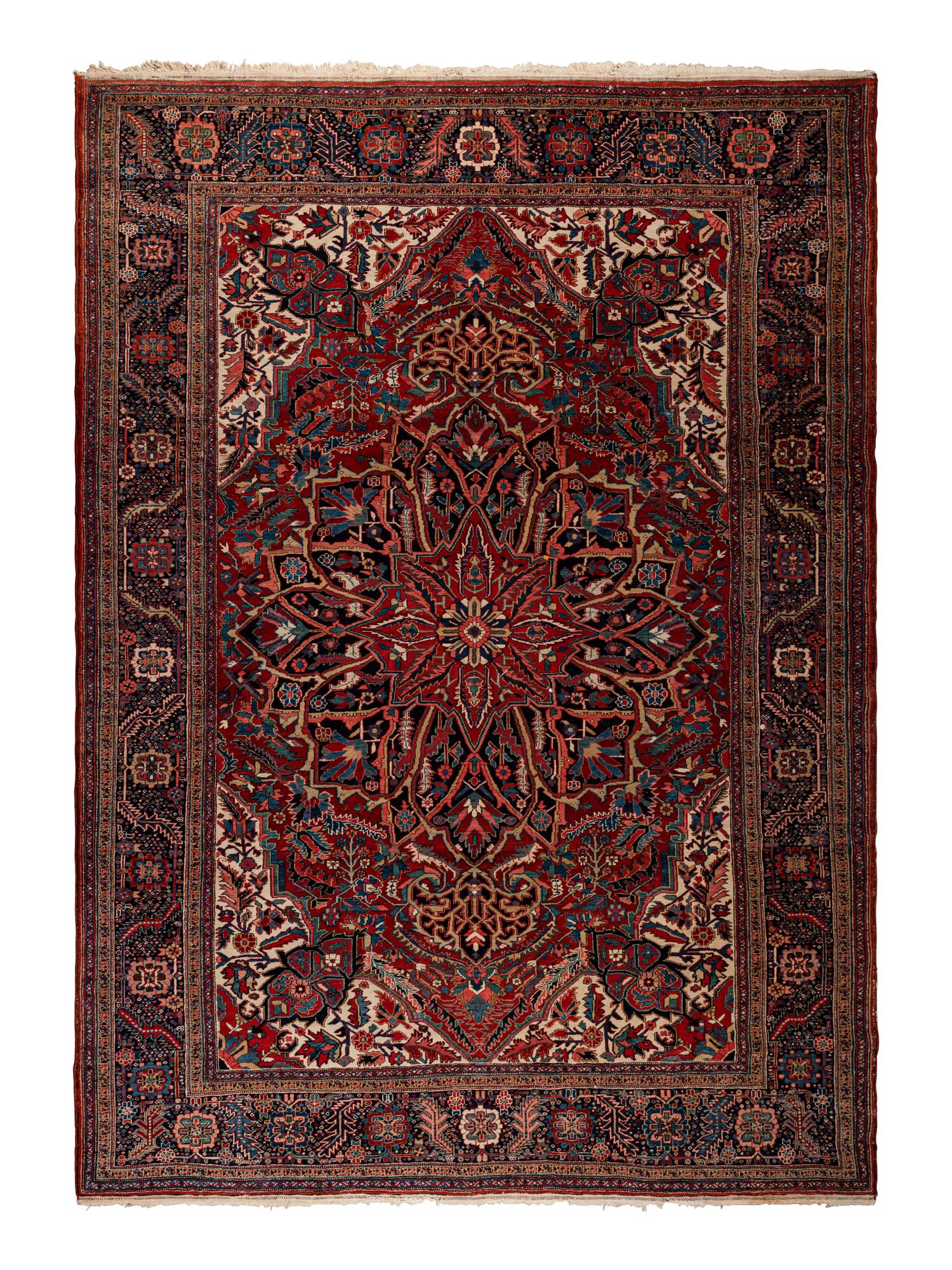 A Heriz Wool Rug