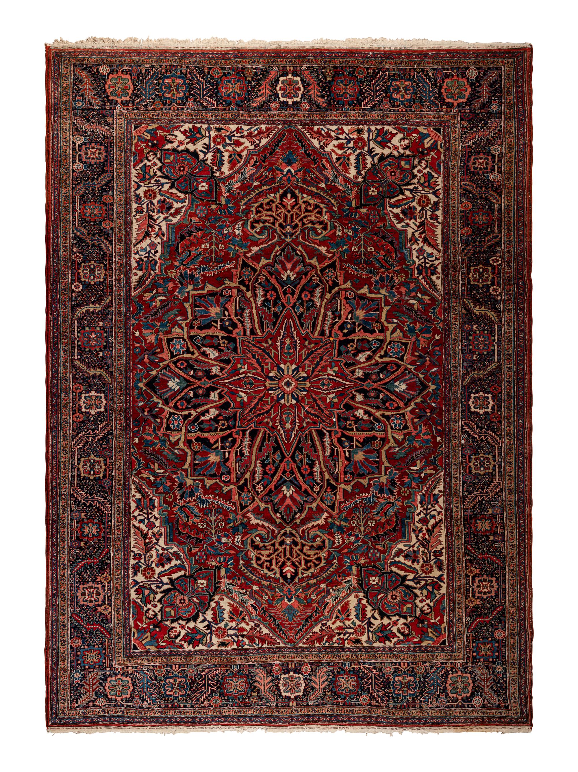 A Heriz Wool Rug