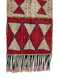 Sioux Woman's Quilled Breastplate