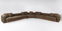 Illuminated Sectional Sofa, c. 1980
