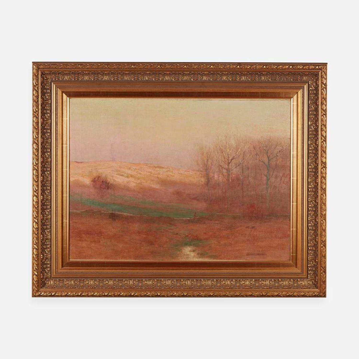Bruce Crane (American, 1857–1937) Field at Dusk