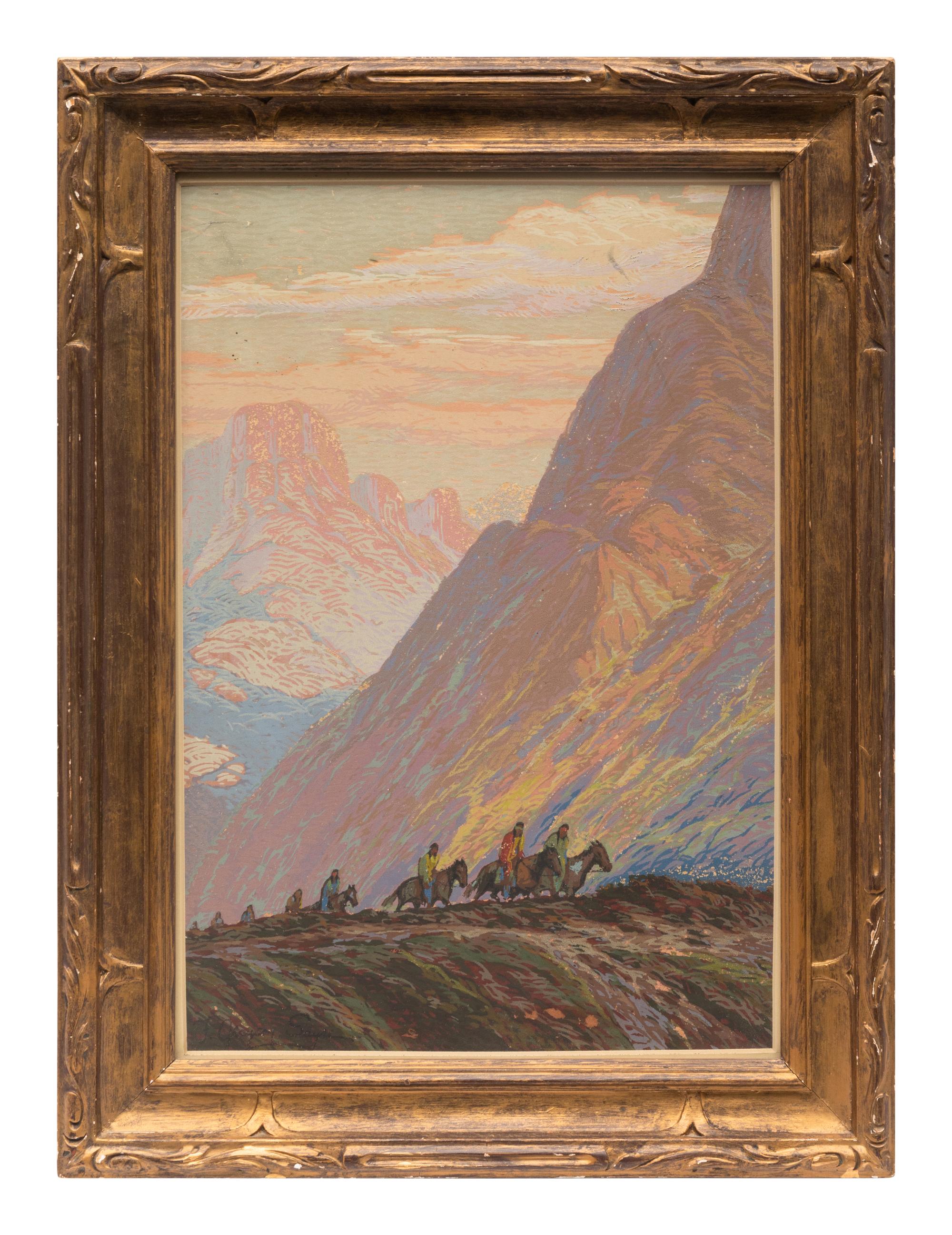 Two Works: The Canyon Gateway and Indians on the Cocopah Pass