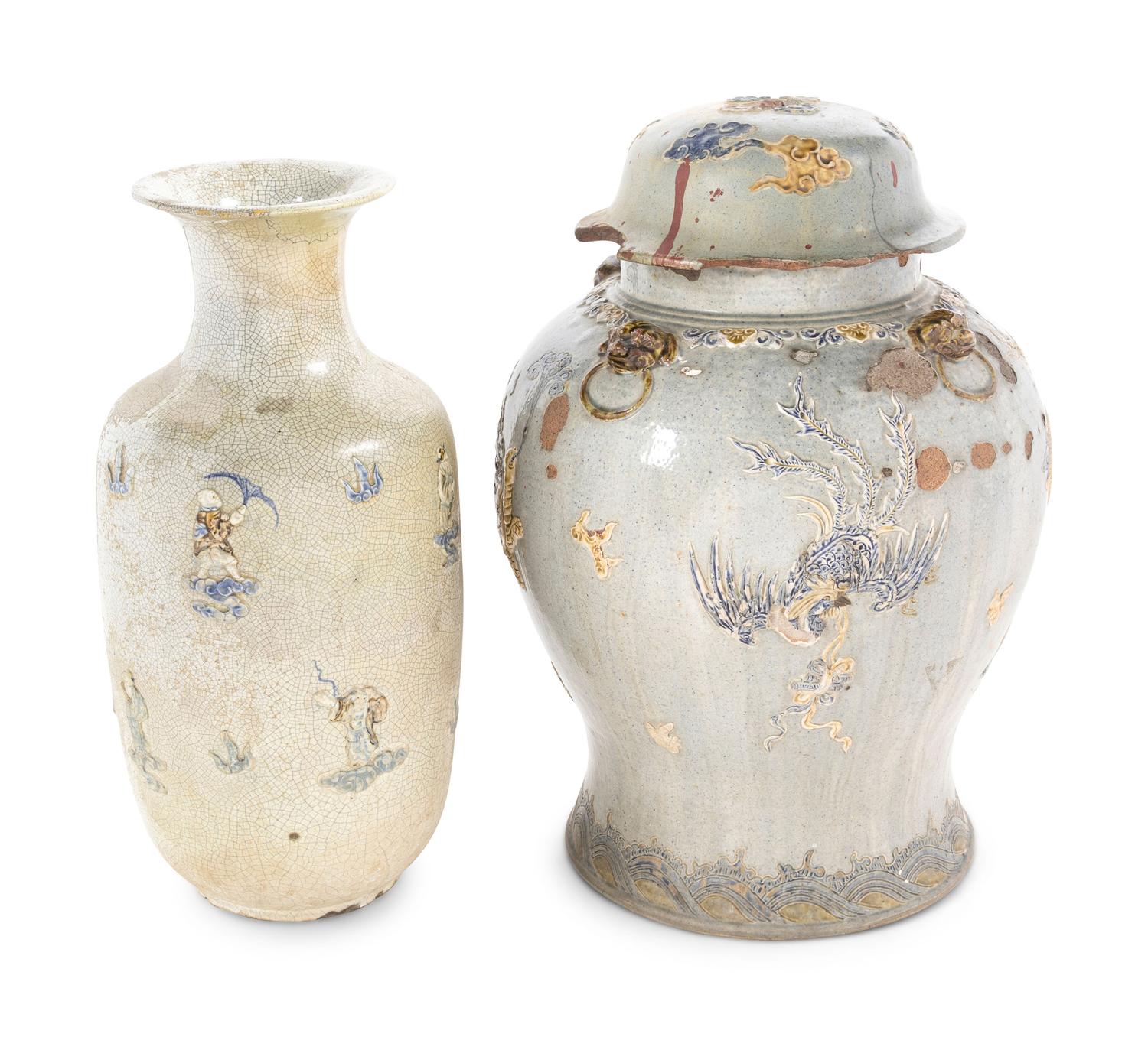 Two Chinses Porcelain Vessels