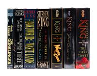KING, Stephen (b. 1947). [The Dark Tower]. The Gunslinger. 1982. -- The Drawing of the Three. 1987. -- The Waste Lands. 1991. -- Wizard and Glass. 1997. -- Wolves of the Calla. 2003. -- The Song of Susannah. 2004. -- The Dark Tower. 2004. All West Kingston, RI and Hampton Falls, NH: Donald M. Grant.