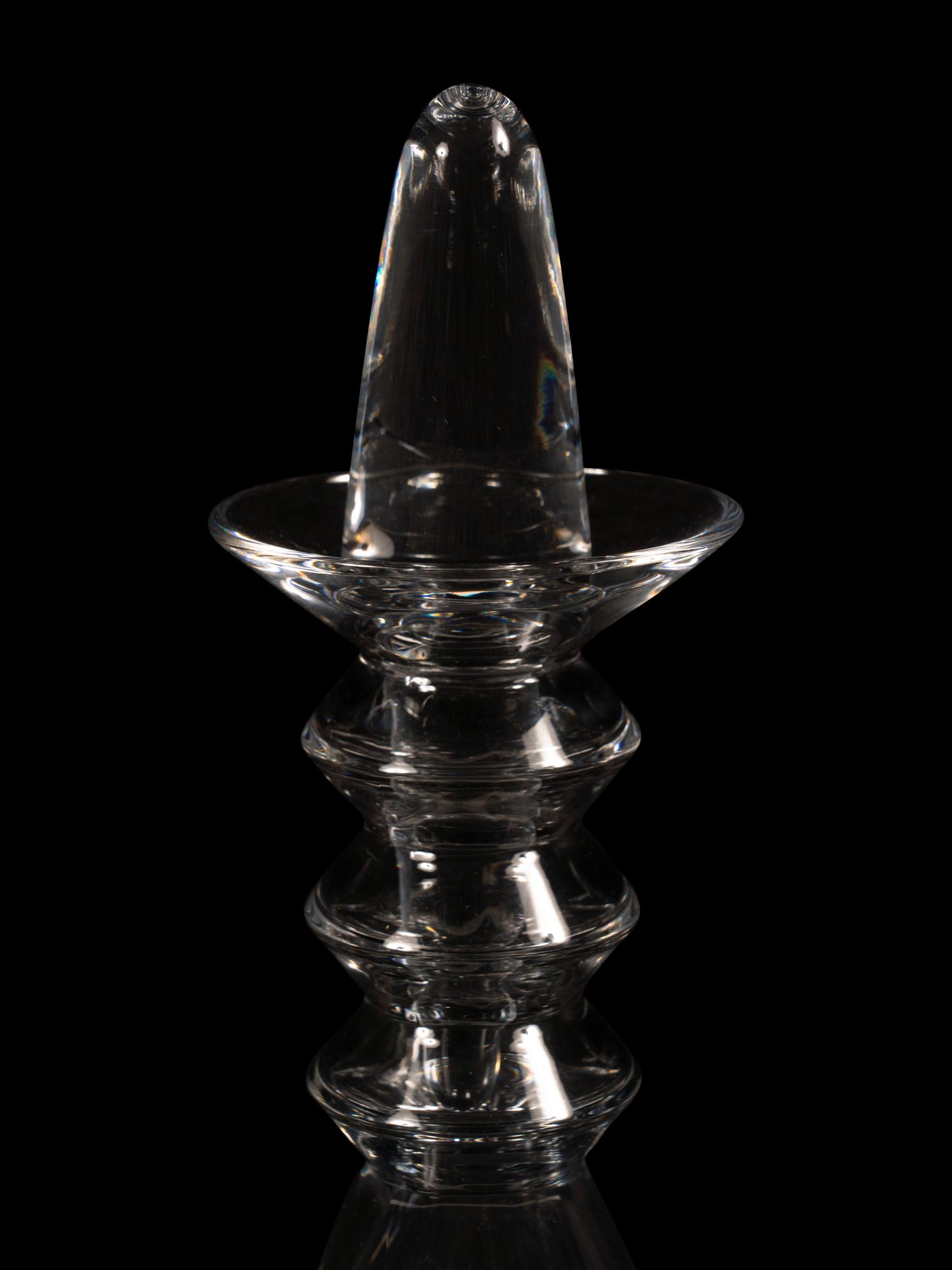 A Baccarat Glass Decanter and Pitcher
