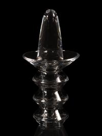 A Baccarat Glass Decanter and Pitcher