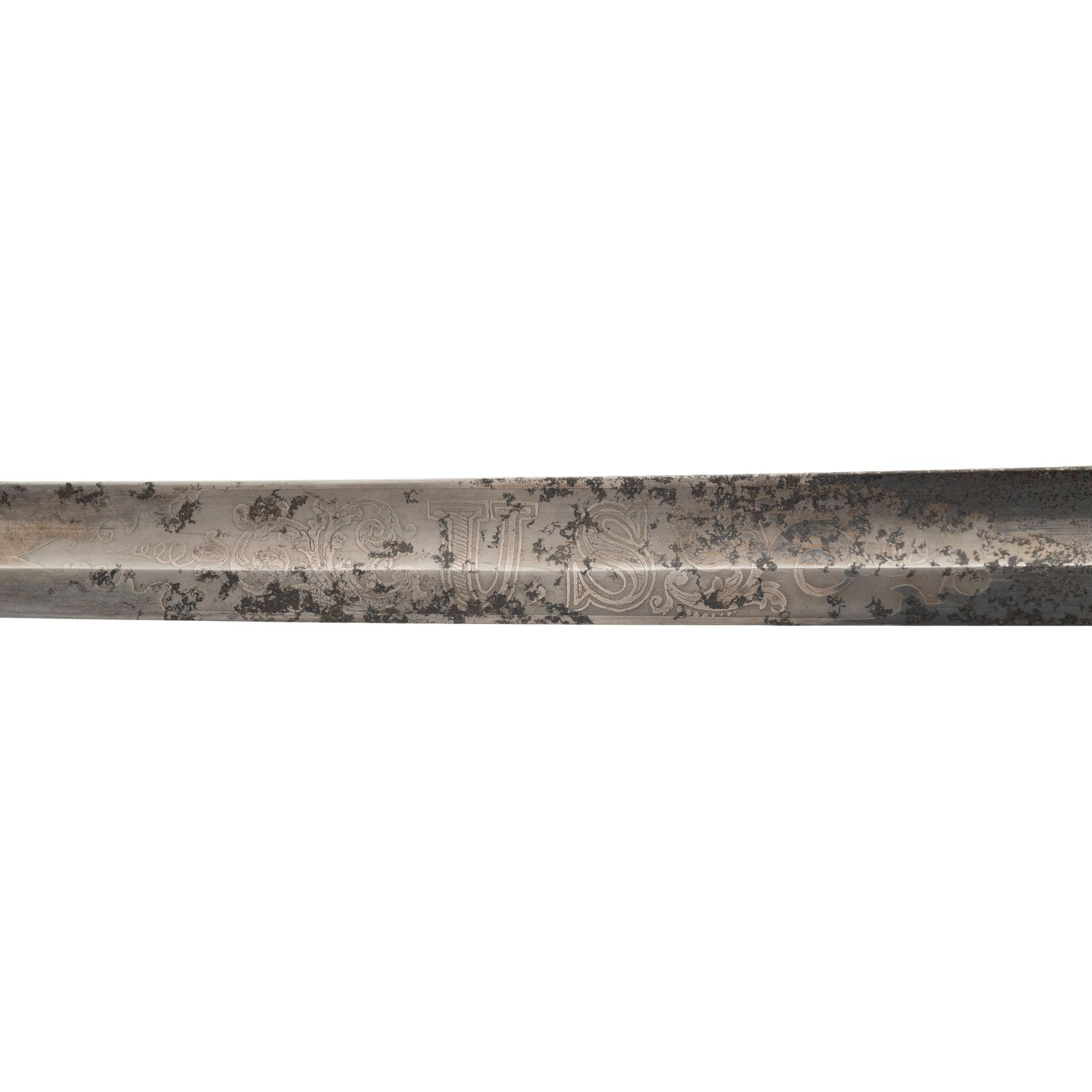 Clauberg Non-Regulation Staff & Field Officers Sword of Lt. Charles Lee - 11th Indiana Volunteer Infantry
