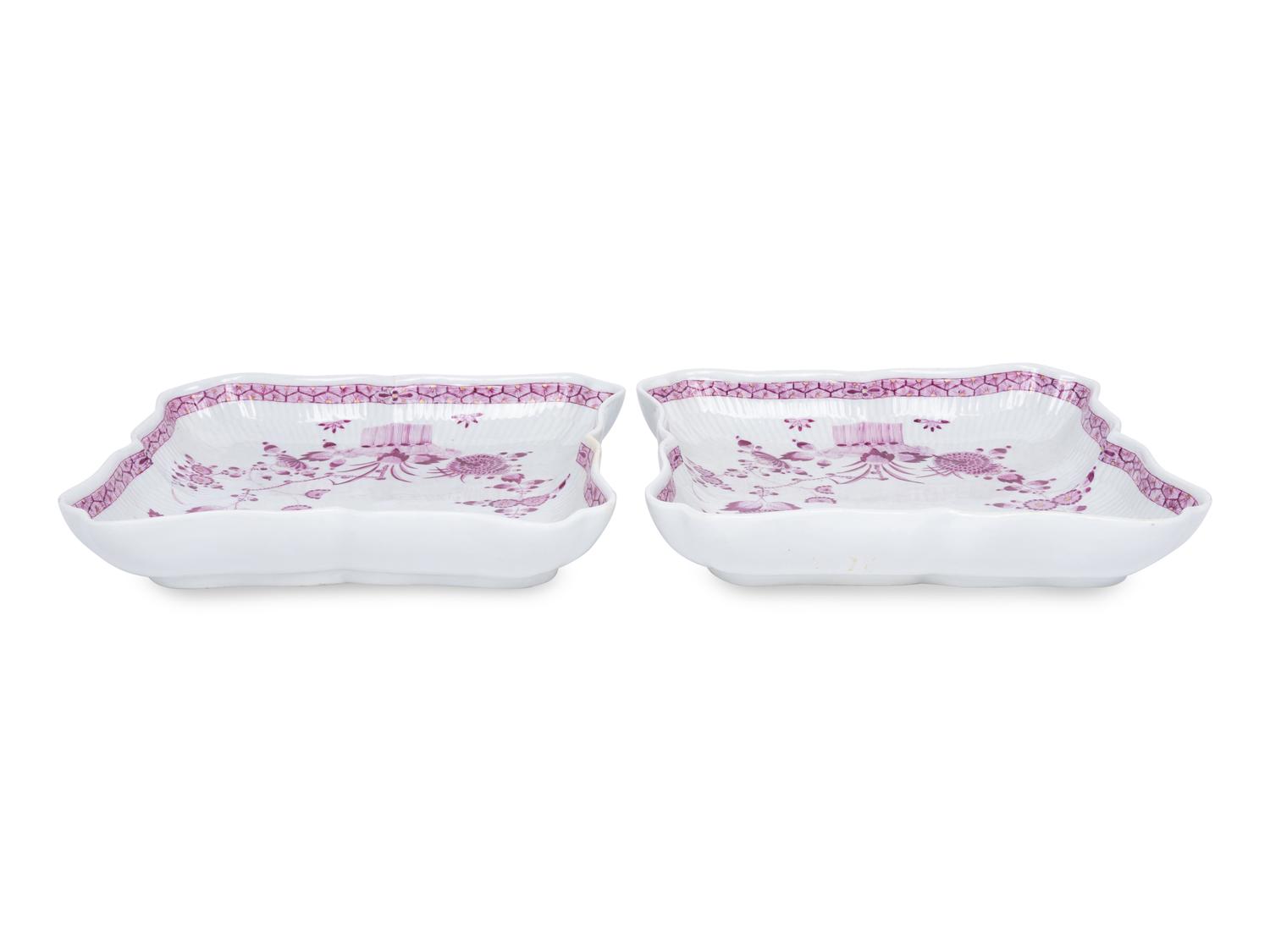 A Pair of Meissen Porcelain Serving Dishes
