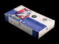 An Unopened Box of 2000 SP Authentic Football - Possible Tom Brady Rookie