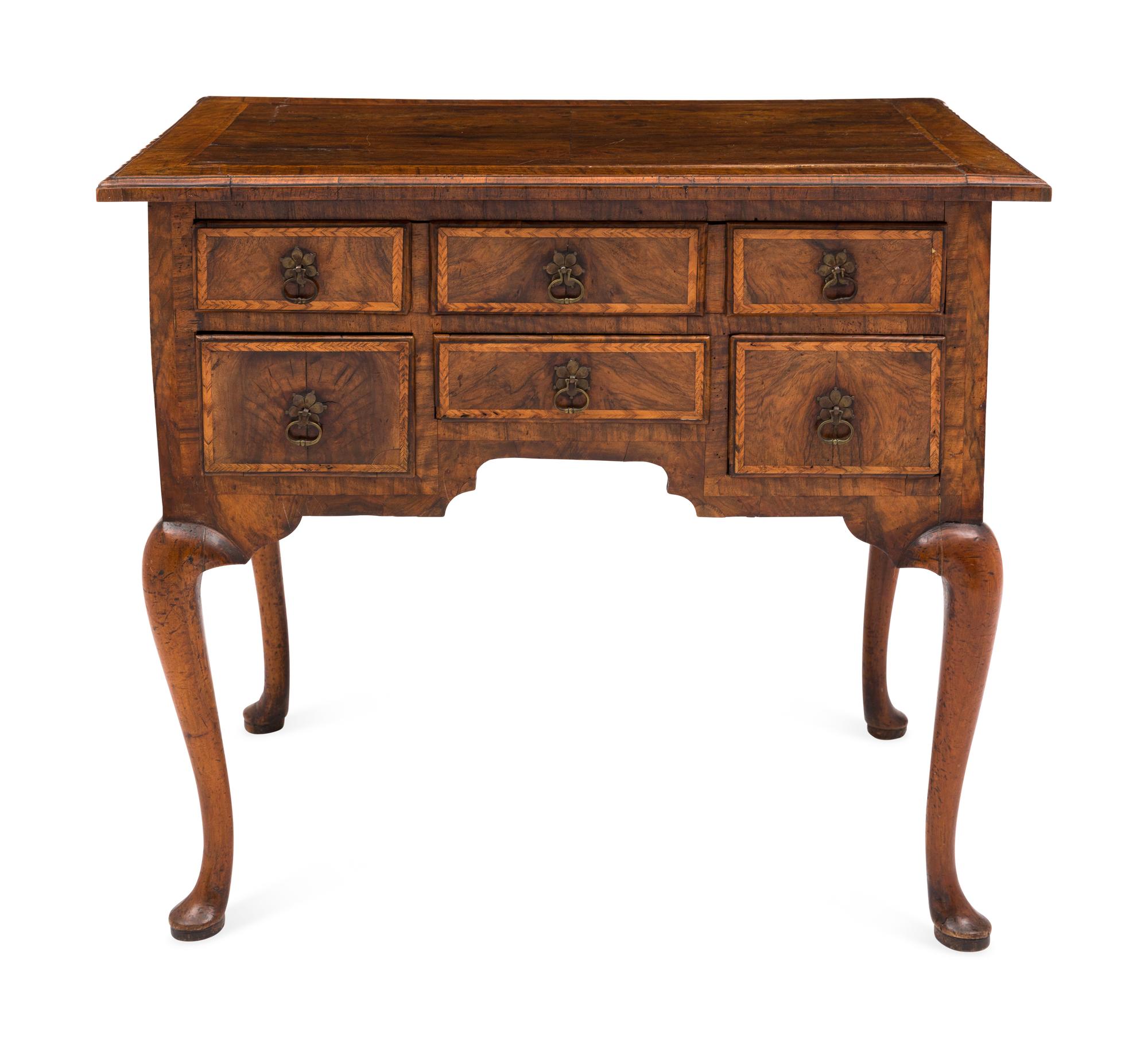 A Queen Anne Walnut Dressing Table