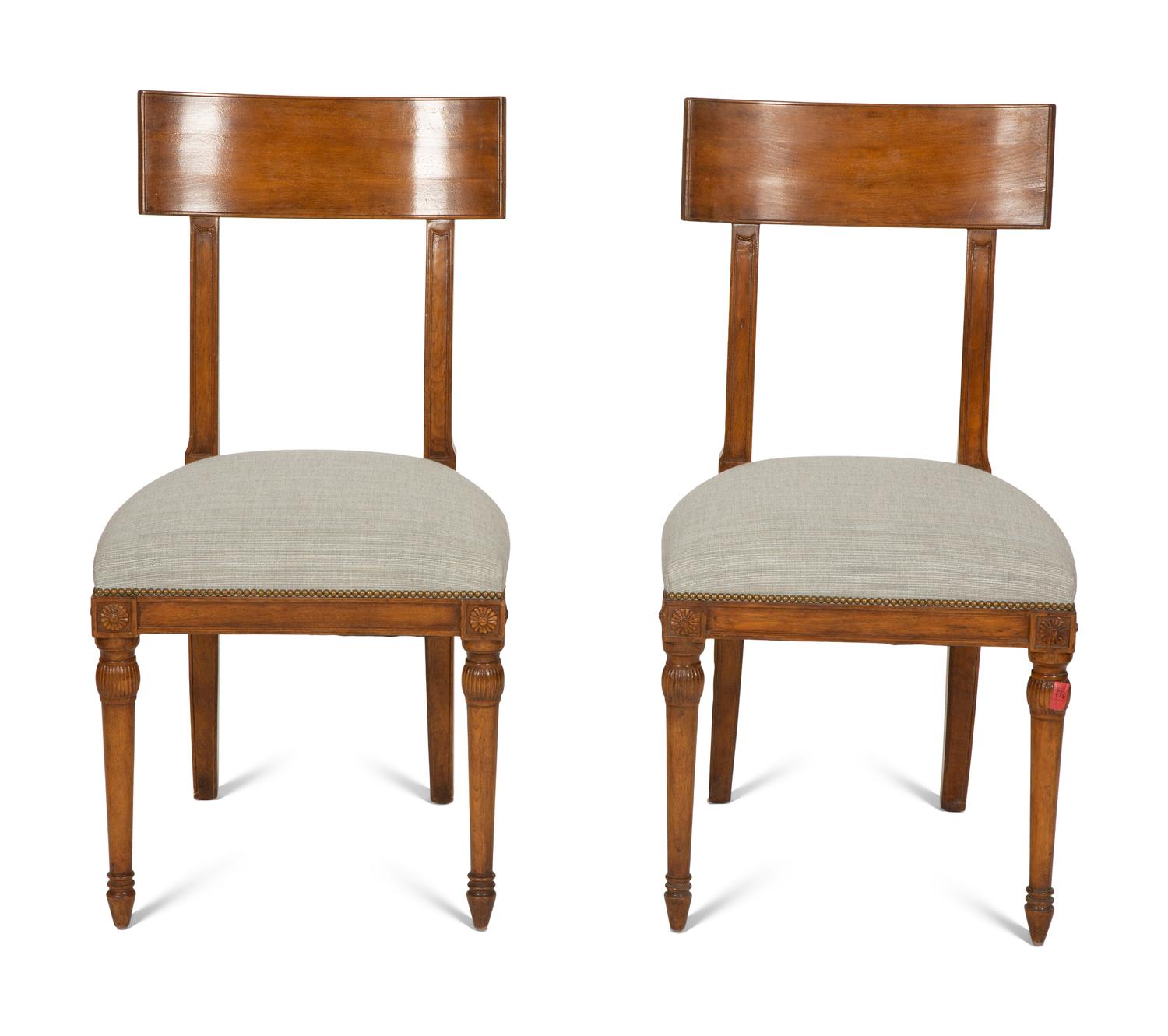 A Pair of Dennis & Leen Canzone Side Chairs