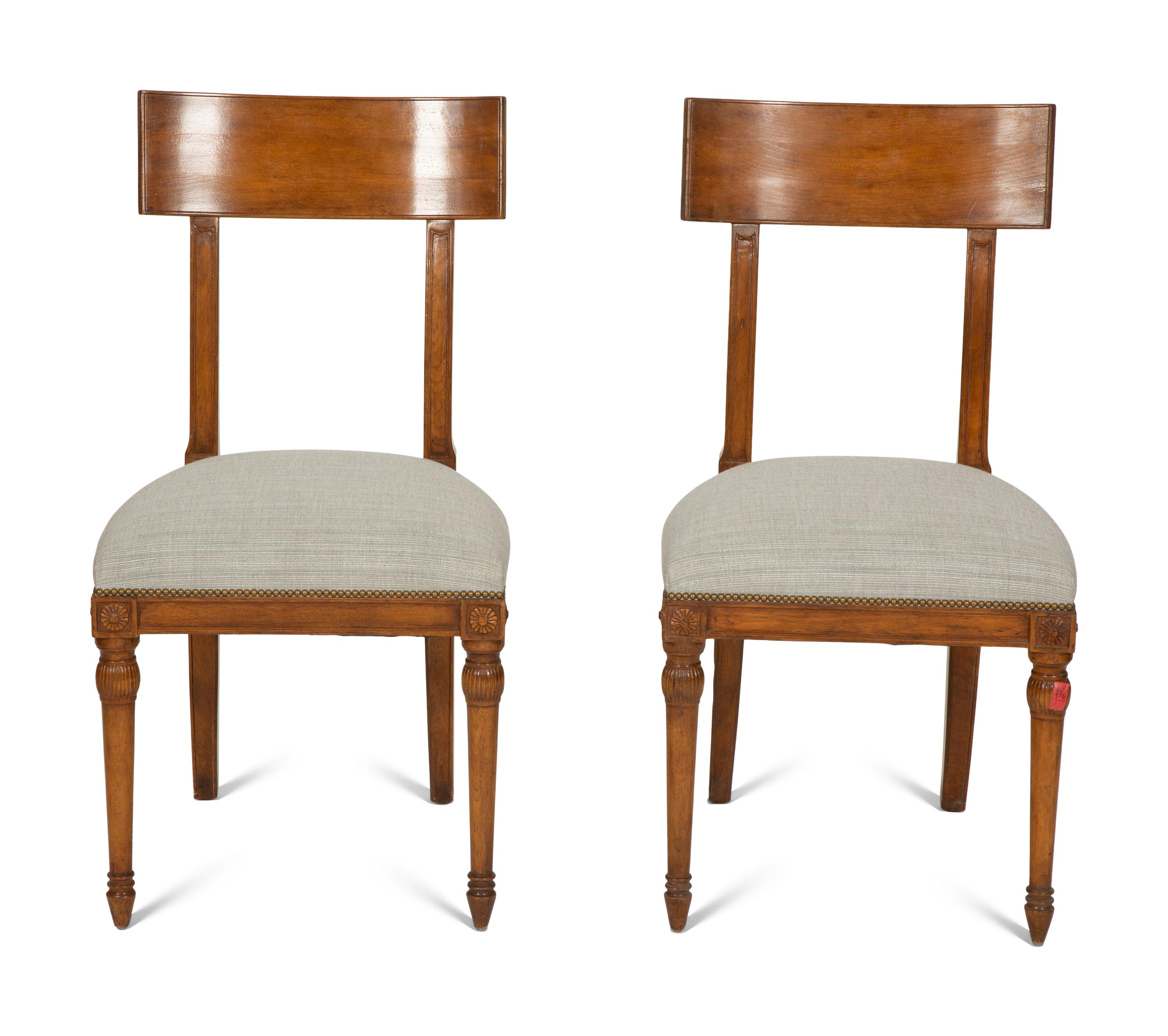 A Pair of Dennis & Leen Canzone Side Chairs