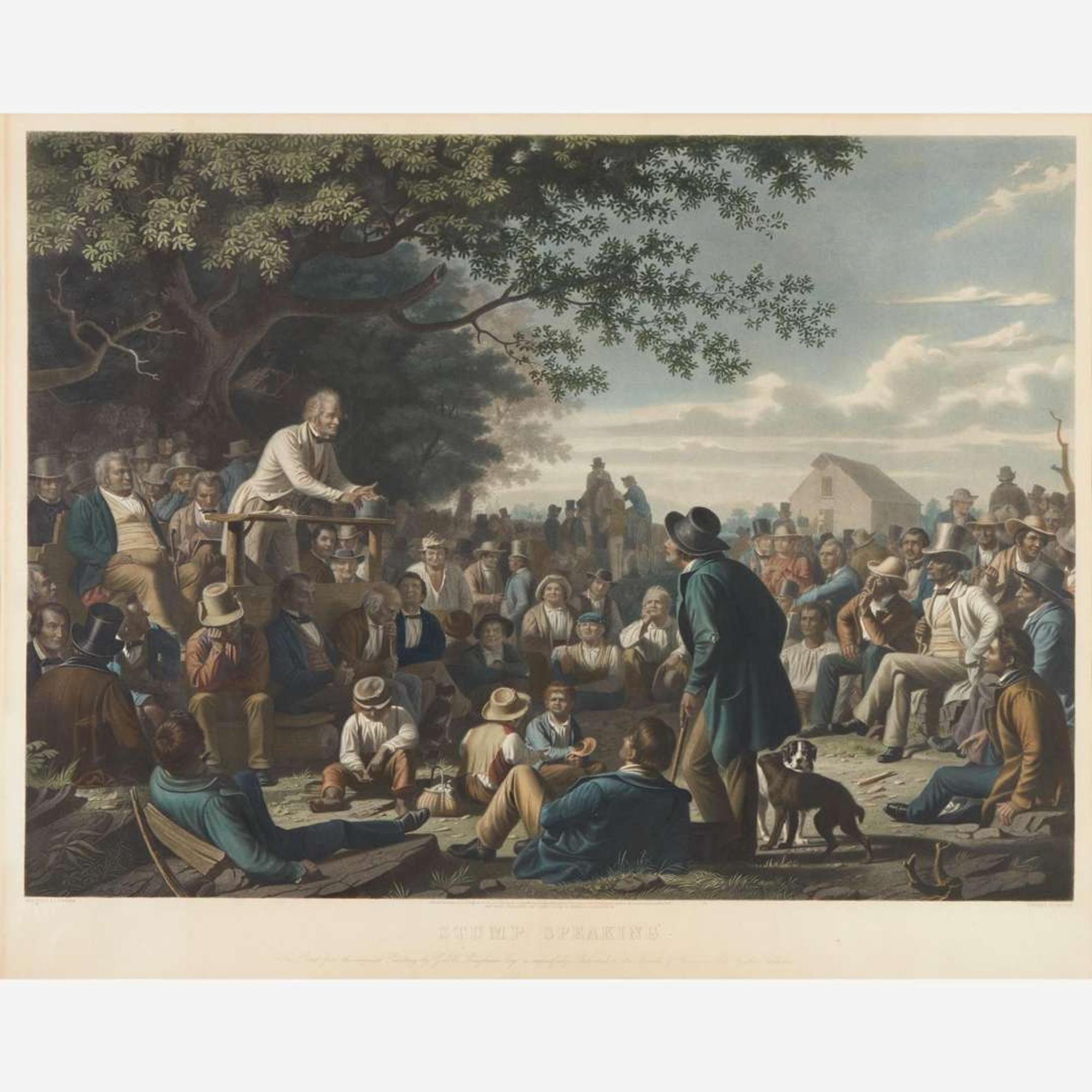 [Prints] Bingham, George C(aleb)., after Stump Speaking