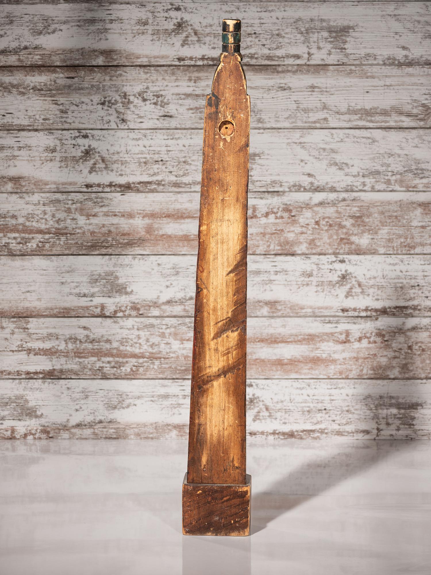 Northwest Coast Polychrome Totem Pole