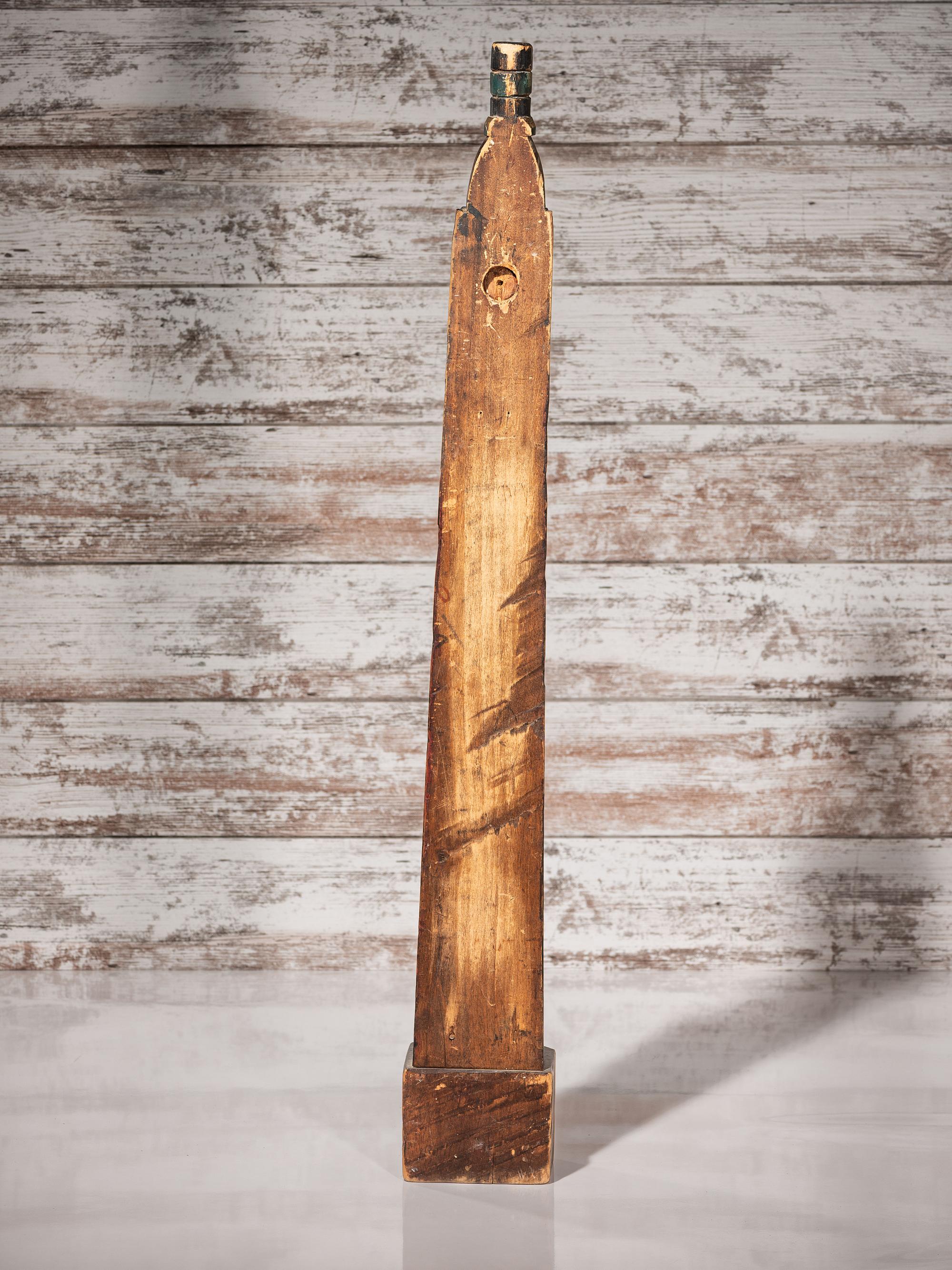 Northwest Coast Polychrome Totem Pole