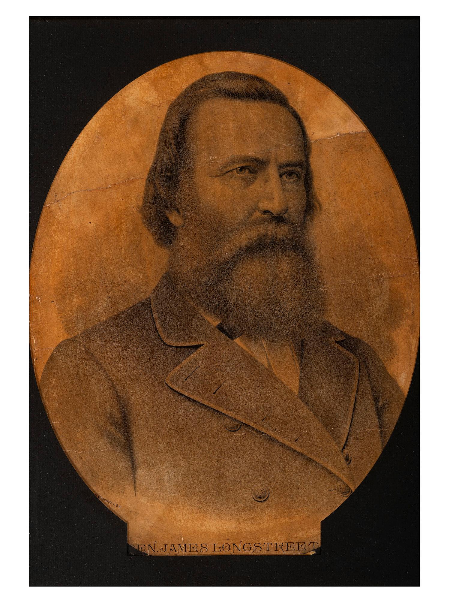 [LONGSTREET, JAMES (1821-1904)]. Gen. James Longstreet . Chicago: Kurz & Allison, [ca 1885].